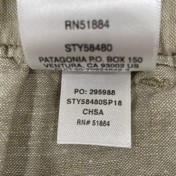 Patagonia Island Hemp Beach Skirt Drawstring in Grey size S - Picture 4 of 9